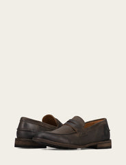 Men's Chocolate Tyler Flex Penny Loafers - Chocolate