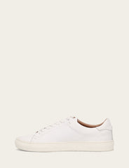 Men's White Astor Low Lace Slip On Sneakers - White