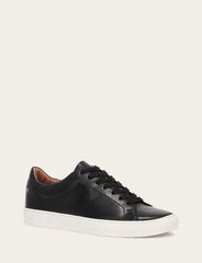 Men's Black Astor Low Lace Slip On Sneakers - Black