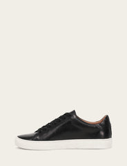 Men's Black Astor Low Lace Slip On Sneakers - Black