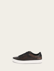 Men's Antiqued Black Astor Low Lace Slip On Sneakers - Antiqued Black