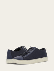 Men's Indigo Astor Cap Toe Low Lace Sneakers - Indigo