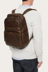 Logan Dark Brown Backpack - Dark Brown