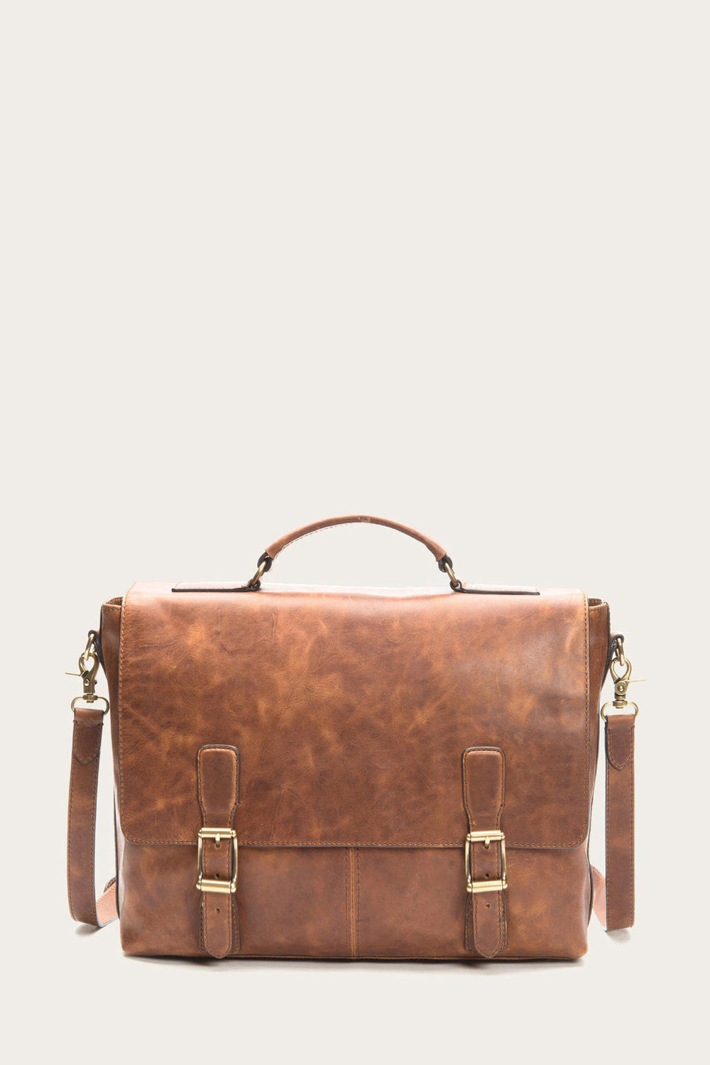 Logan Cognac Top Handle - Cognac