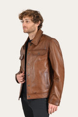 Brown Baxter Trucker Jacket - Brown