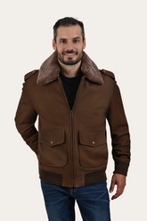 Brown Angus Jacket - Brown
