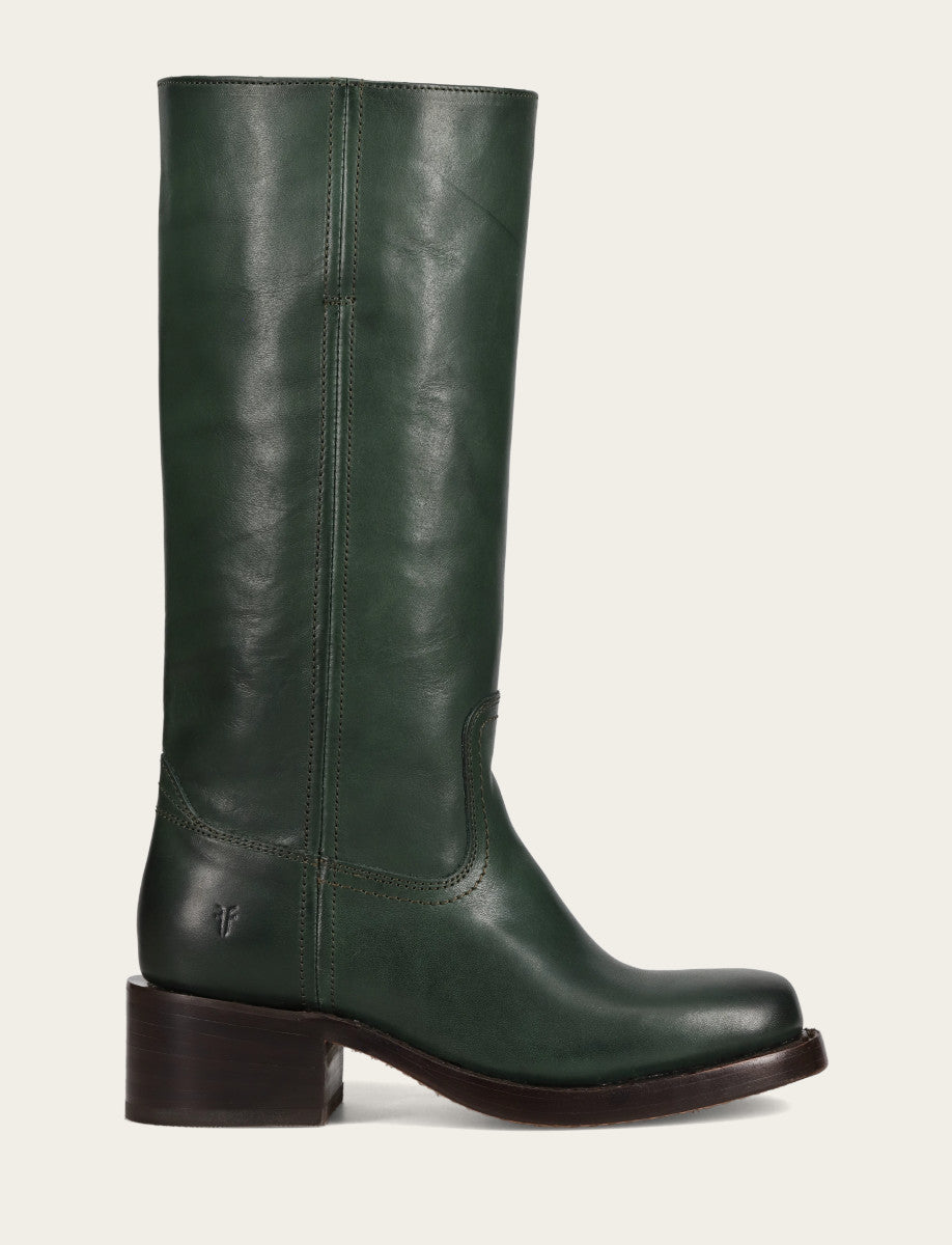 Forest Campus 14L Wide Calf Boots - Forest