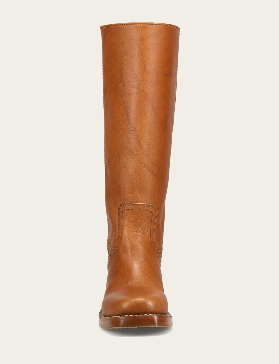 Women's Saddle Campus 14L Wide Calf Boots - Saddle