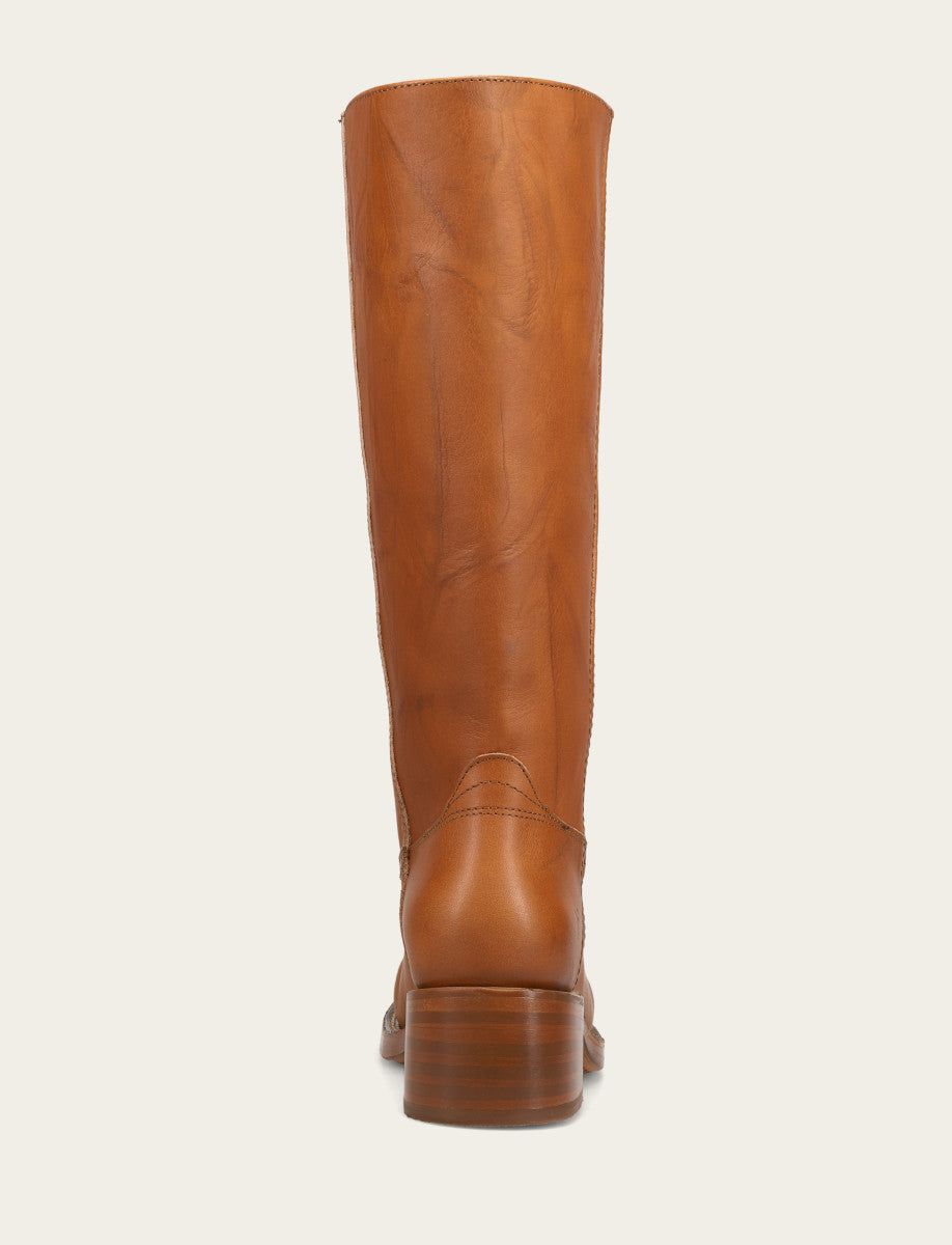 Women's Saddle Campus 14L Wide Calf Boots - Saddle