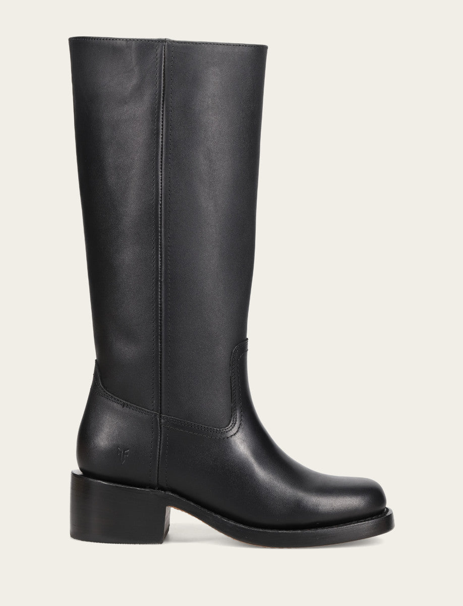 Women's Black Campus 14L Wide Calf Boots - Black