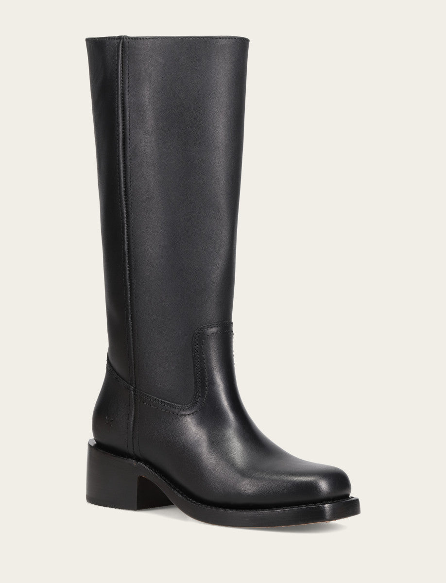 Women's Black Campus 14L Wide Calf Boots - Black