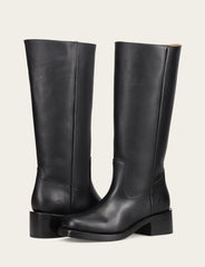 Women's Black Campus 14L Wide Calf Boots - Black