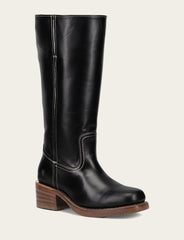 Women's Campus 14L Jet Black Wide Calf Boots - Jet Black
