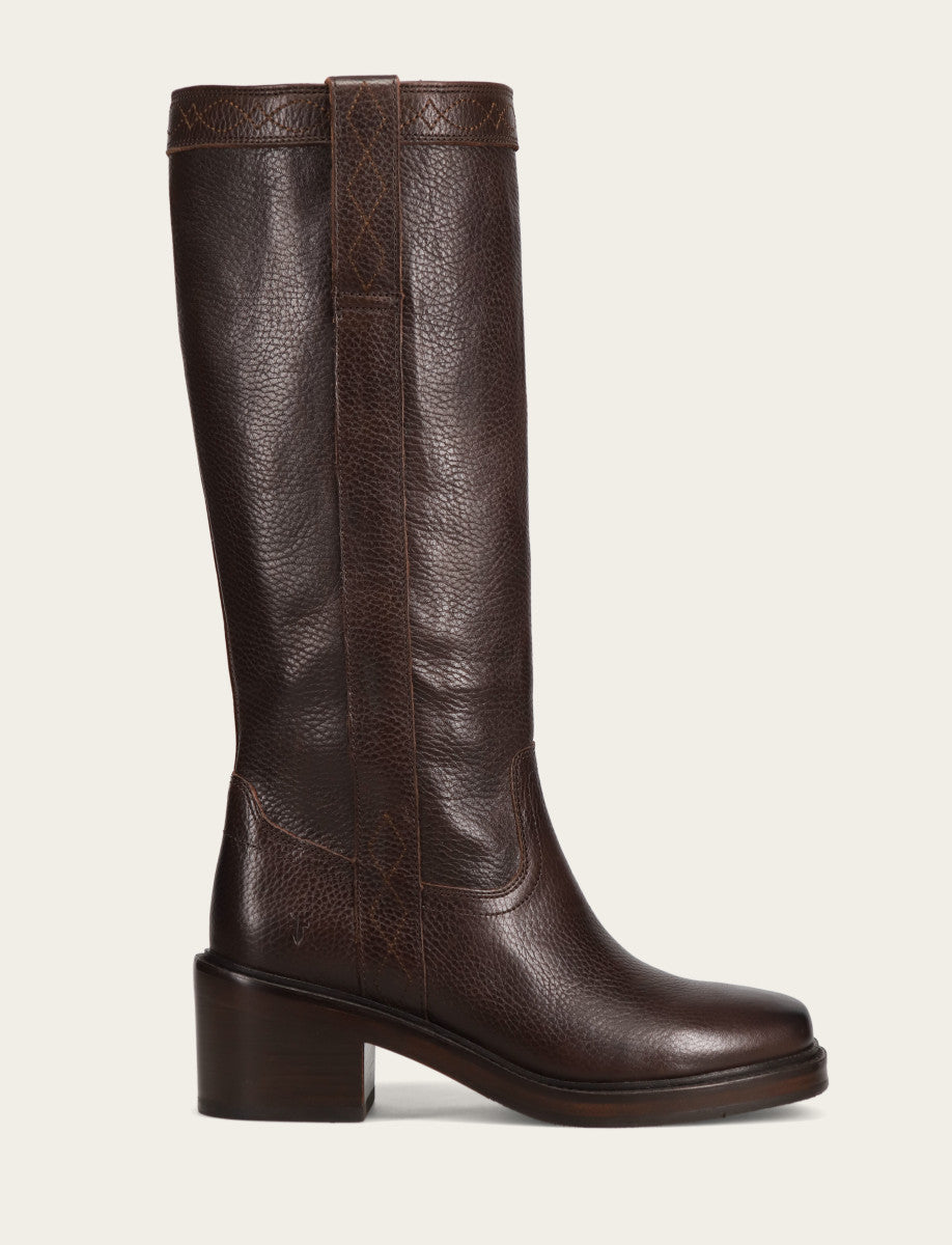 Women's Dark Brown Kate Pull On Boots - Dark Brown