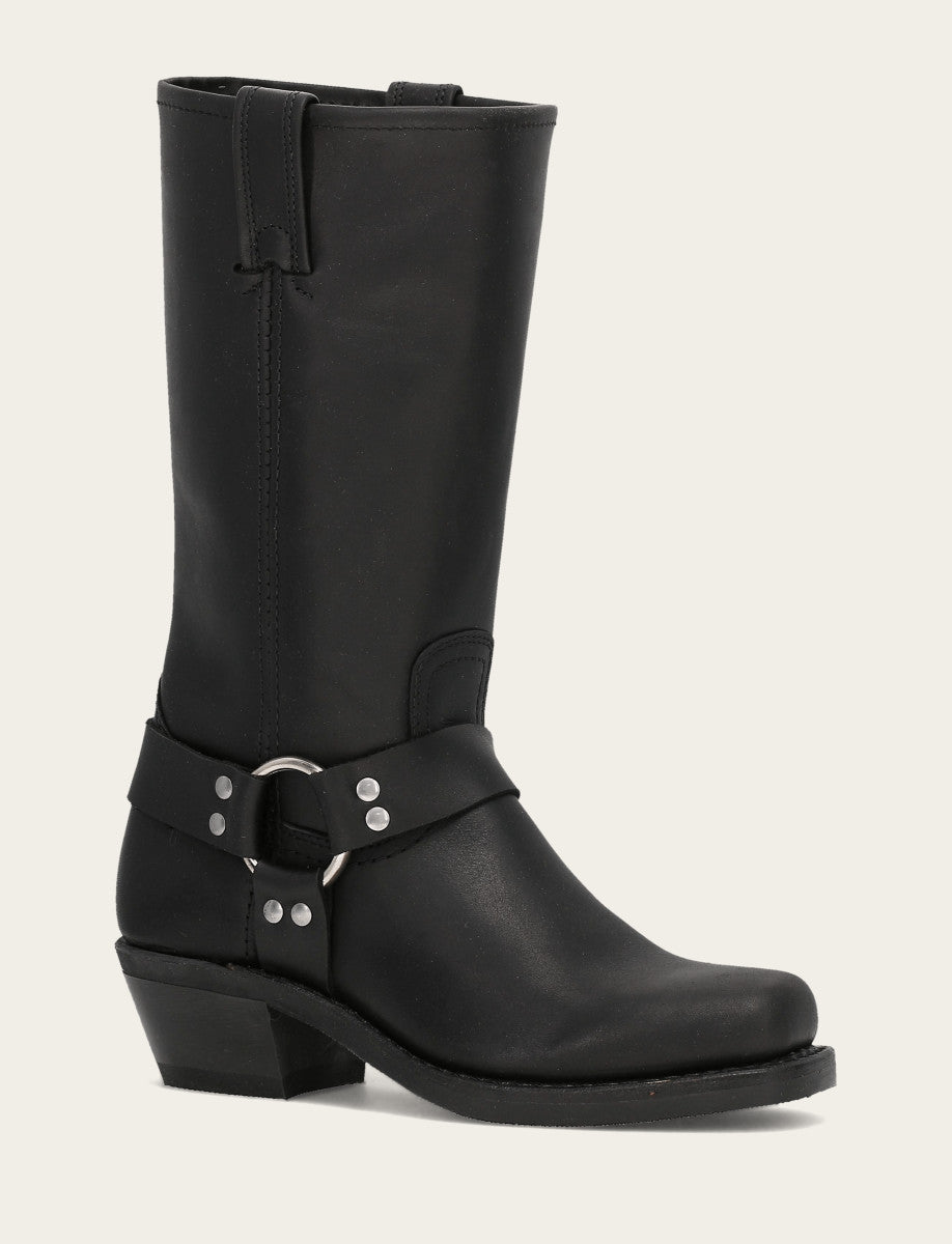 Women's Black Harness 12R Boots - Black