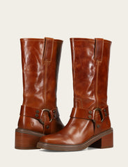 Women’s Amber Knee-High Kate Harness Boot - Amber
