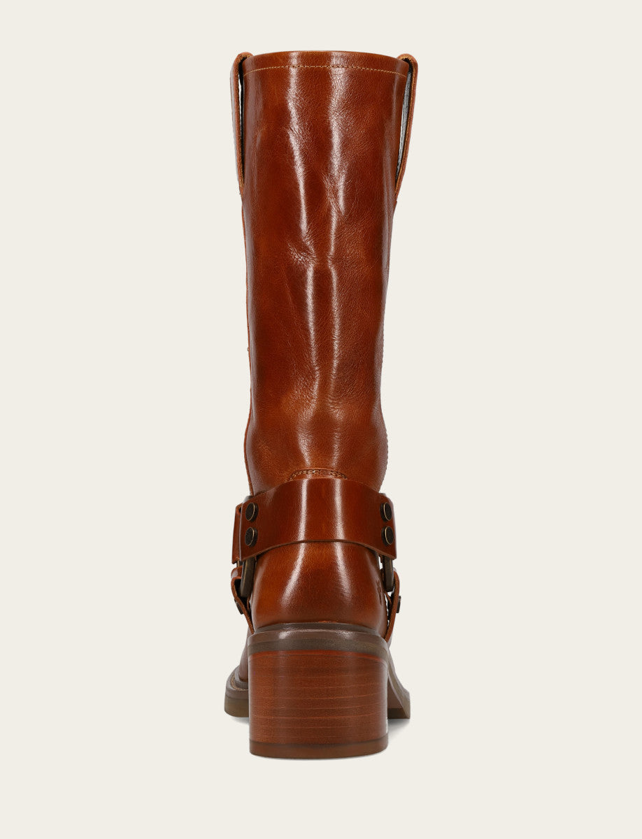Women’s Amber Knee-High Kate Harness Boot - Amber