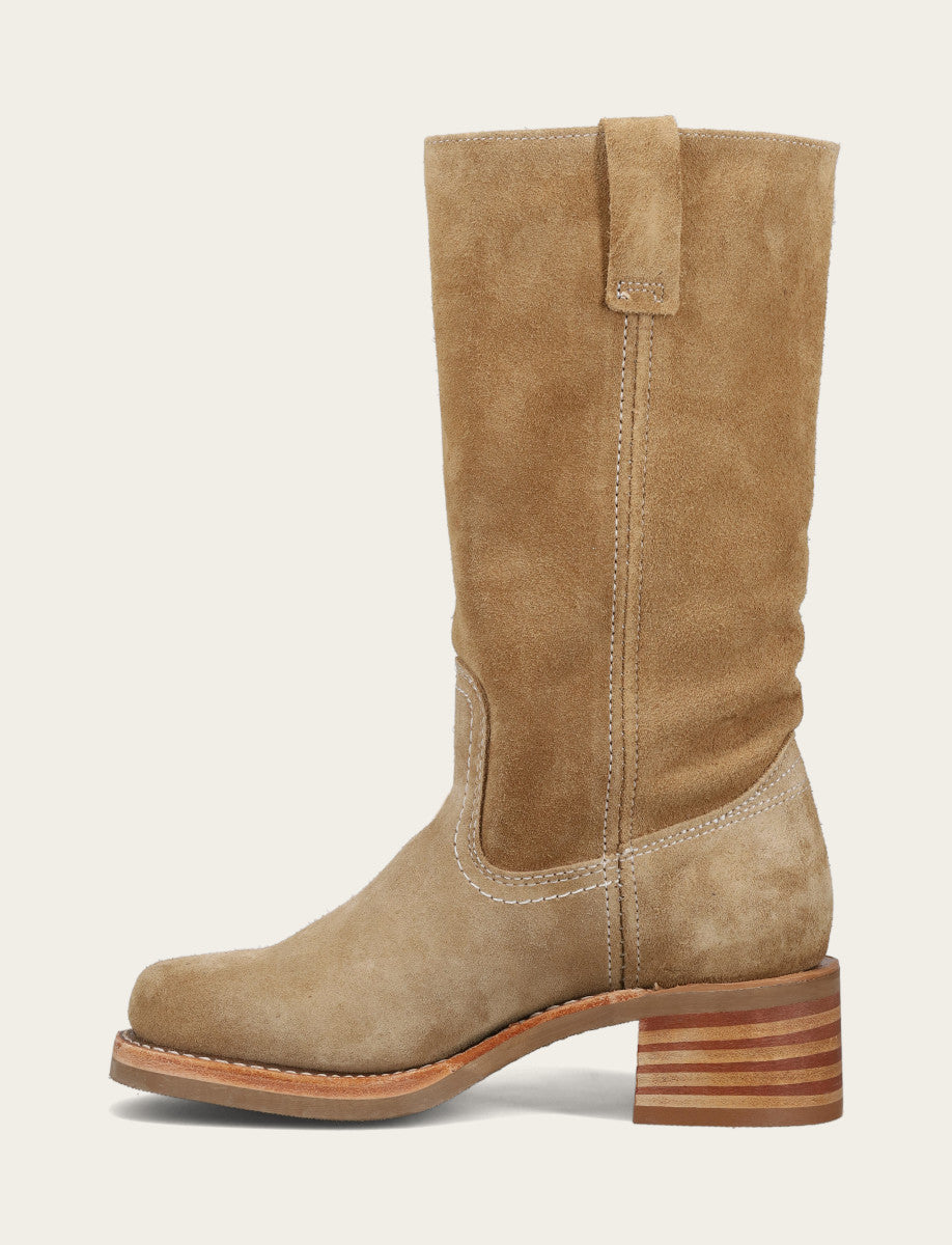 Women's Tan Buck Campus 12R Boots - Tan Buck