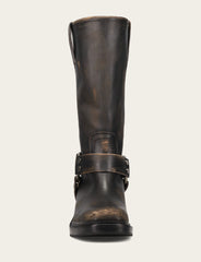 Women's Distressed Black Kate Harness Boot - Distressed Black
