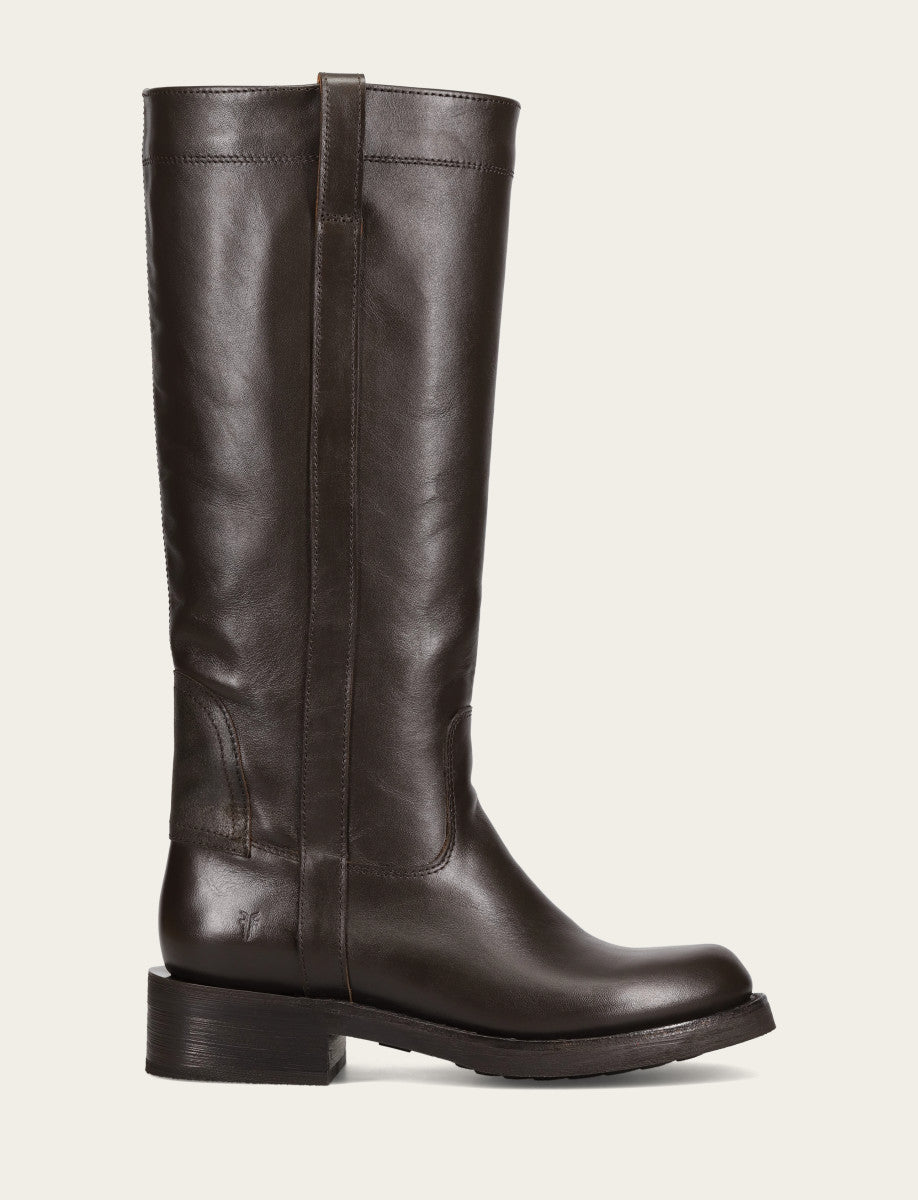 Women's Dark Brown Viv Riding Boot - Dark Brown