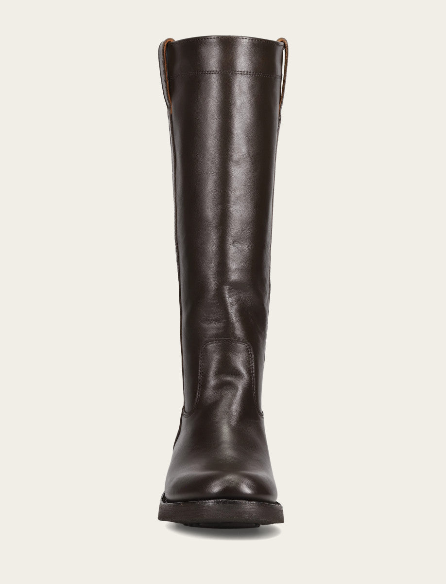Women's Dark Brown Viv Riding Boot - Dark Brown