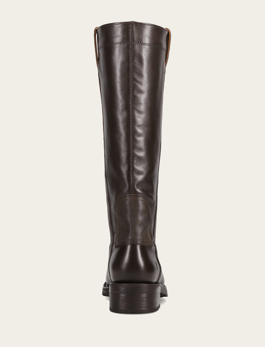 Women's Dark Brown Viv Riding Boot - Dark Brown