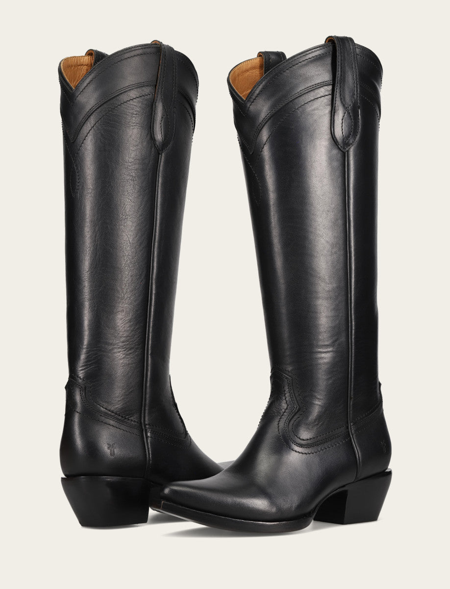 Women's Black Sacha At The Knee Boot - Black