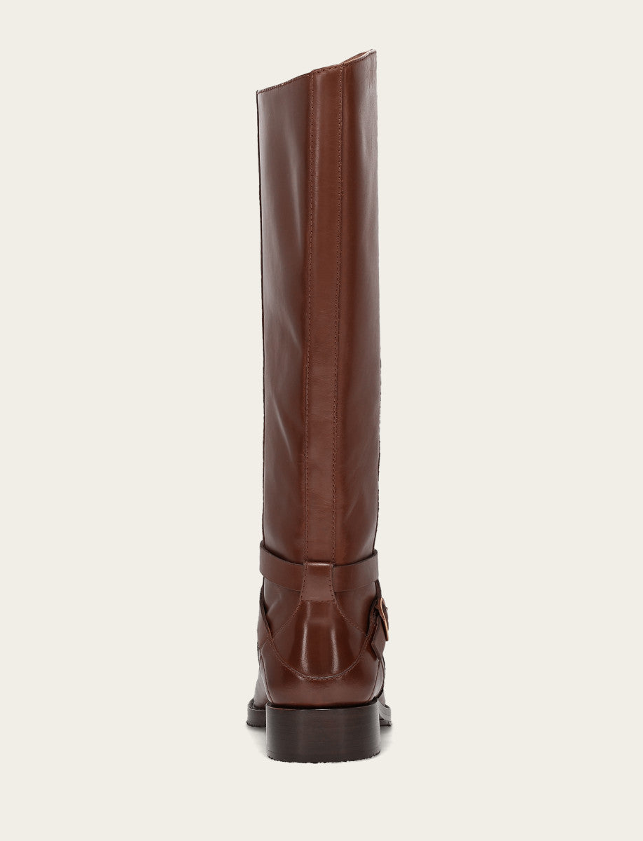 Women's Walnut Melissa Belted Riding Boot - Walnut