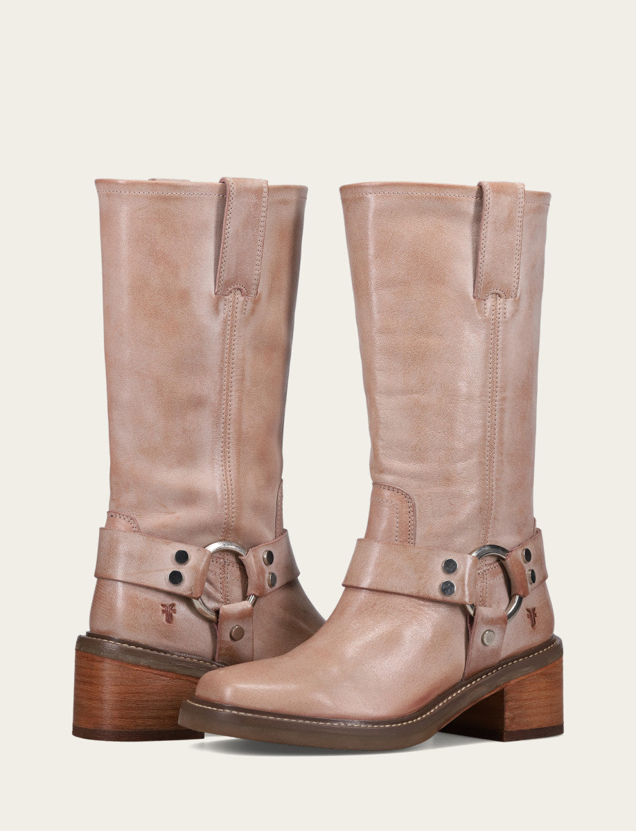 Women’s Rosa Knee-High Kate Harness Boots - Rosa