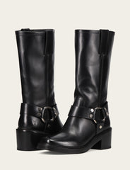 Women's Black Kate Harness Boots - Black