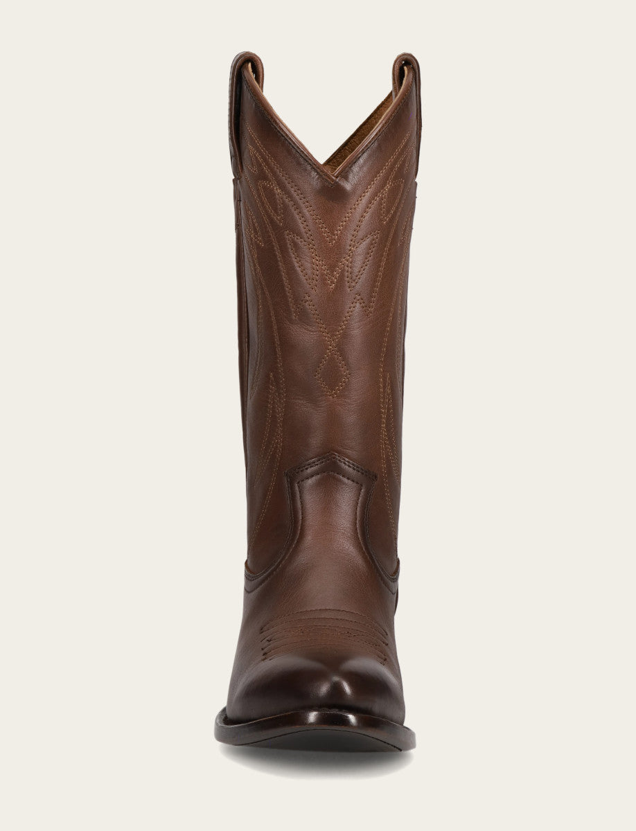 Women's Bourbon Billy Pull On Deco Stitch Boots - Bourbon