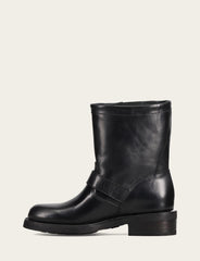 Women's Black Viv Short Engineer Boot - Black