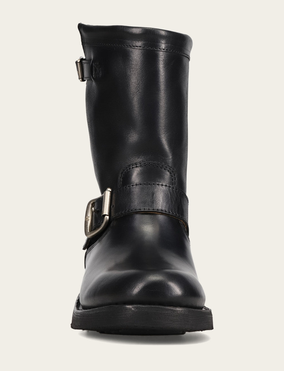 Women's Black Viv Short Engineer Boot - Black