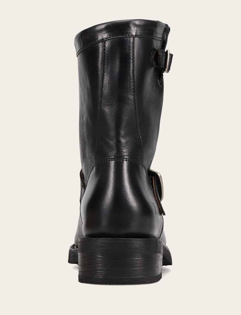 Women's Black Viv Short Engineer Boot - Black