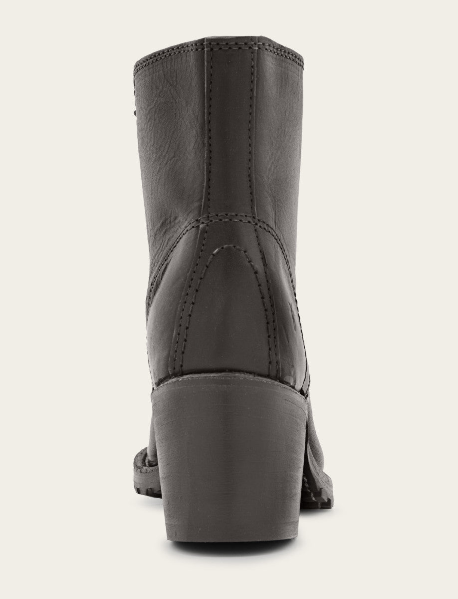 Women's Black Sabrina 6G Lace Up Boots - Black