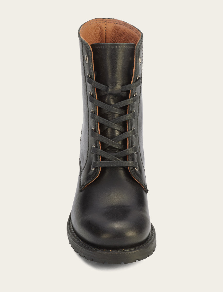 Women's Black Sabrina 6G Lace Up Boots - Black