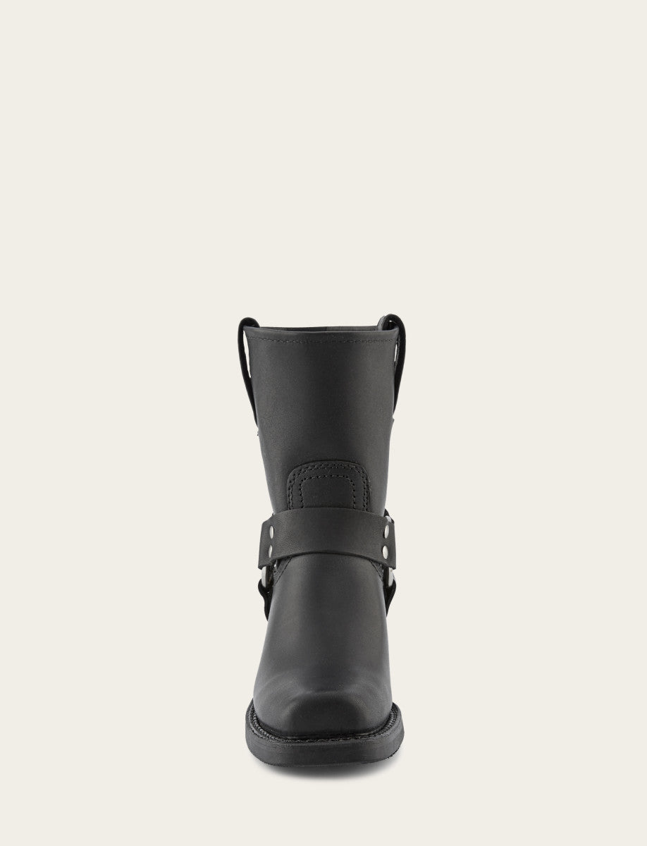 Women's Black Harness 8R Boots - Black