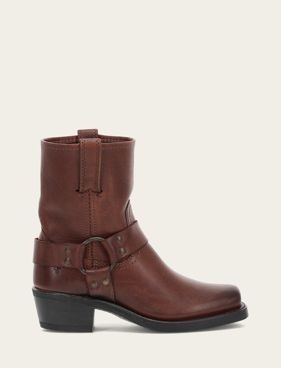 Women's Cognac Harness 8R Boots - Cognac