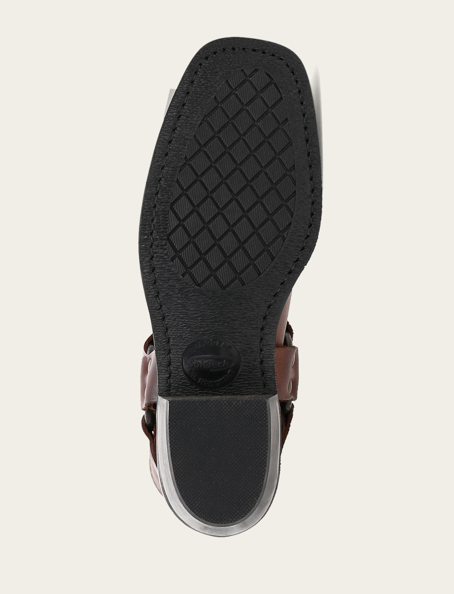 Women's Cognac Harness 8R Boots - Cognac