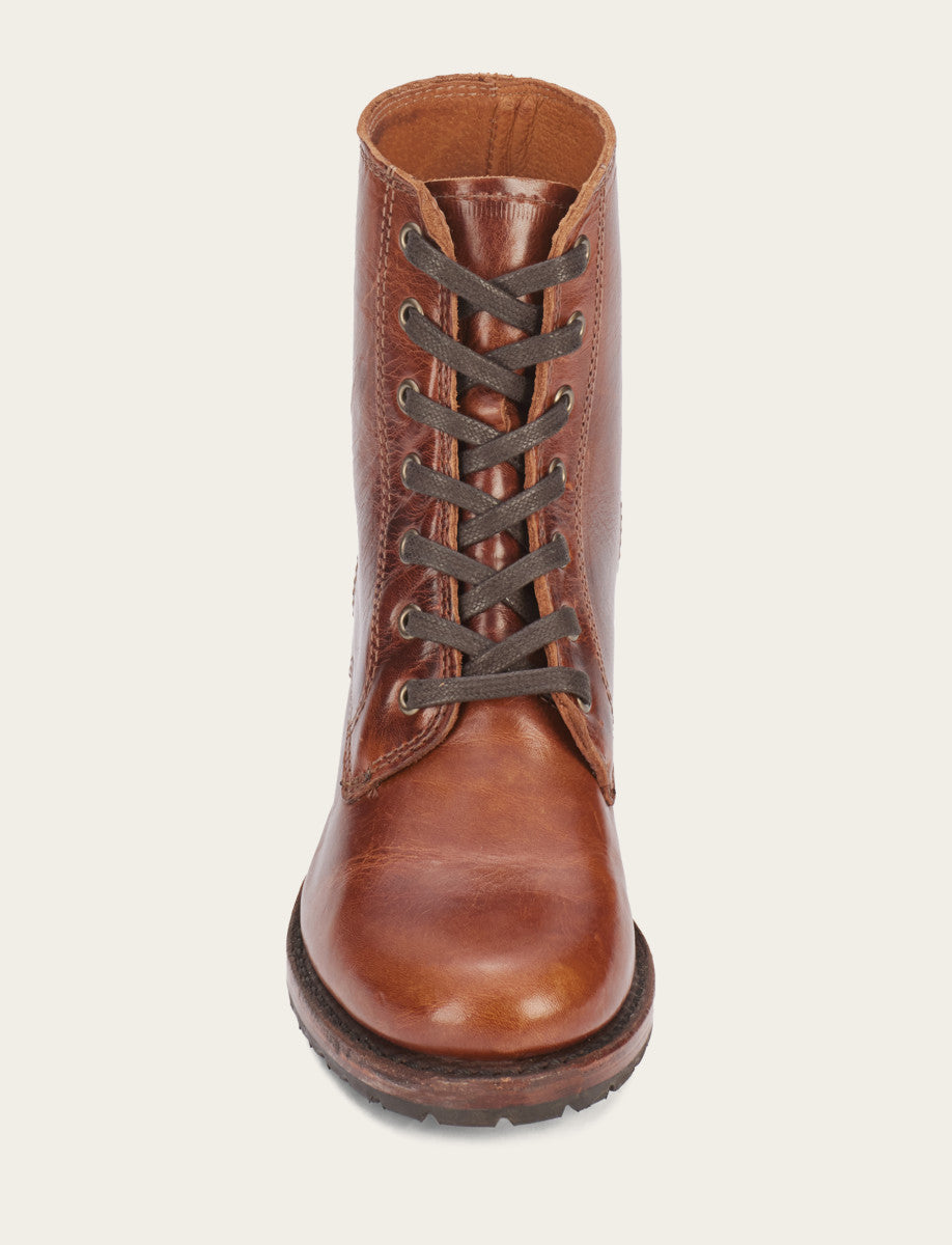 Women's Cognac Sabrina 6G Lace Up Boots - Cognac