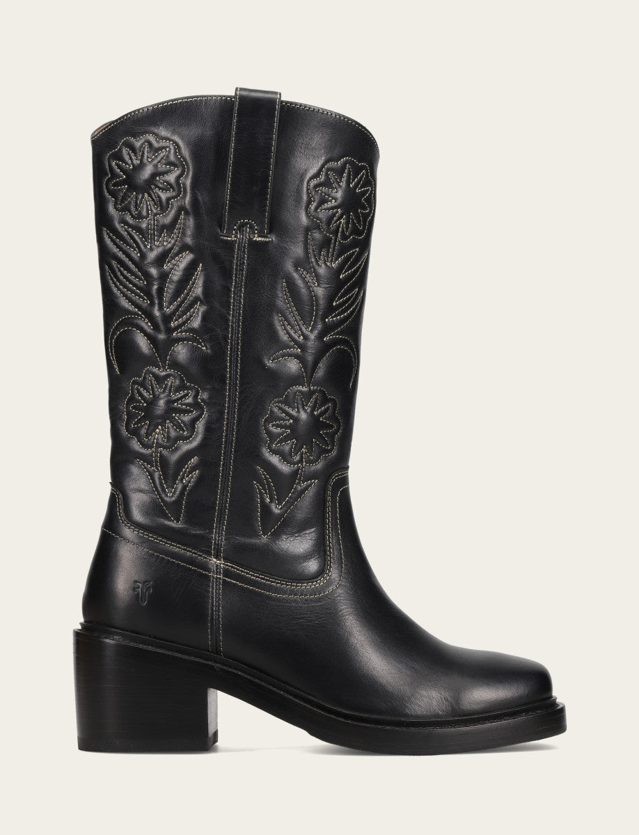 Women's Black Kate Deco Stitch Boot - Black