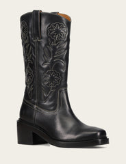 Women's Black Kate Deco Stitch Boot - Black