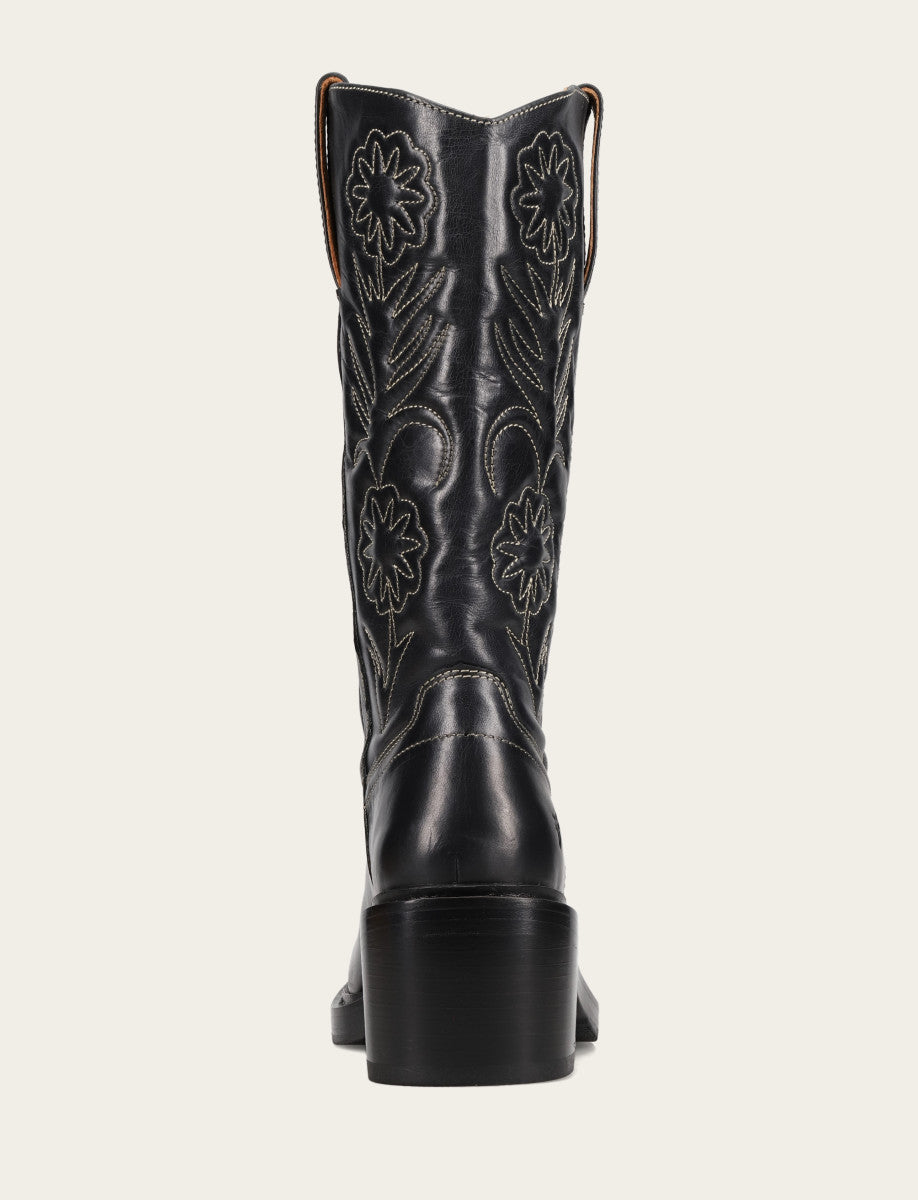 Women's Black Kate Deco Stitch Boot - Black