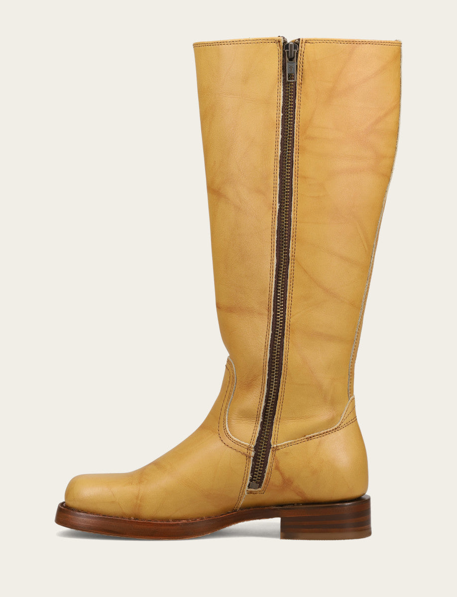 Women's Banana Campus Low Heel Tall Riding Wide Calf Boot - Banana