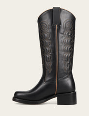 Women's Black Campus Deco Stitch Boot - Black