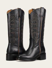 Women's Black Campus Deco Stitch Boot - Black