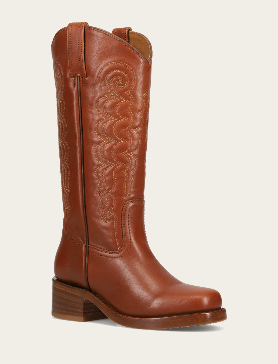 Women's Walnut Campus Deco Stitch Boot - Walnut