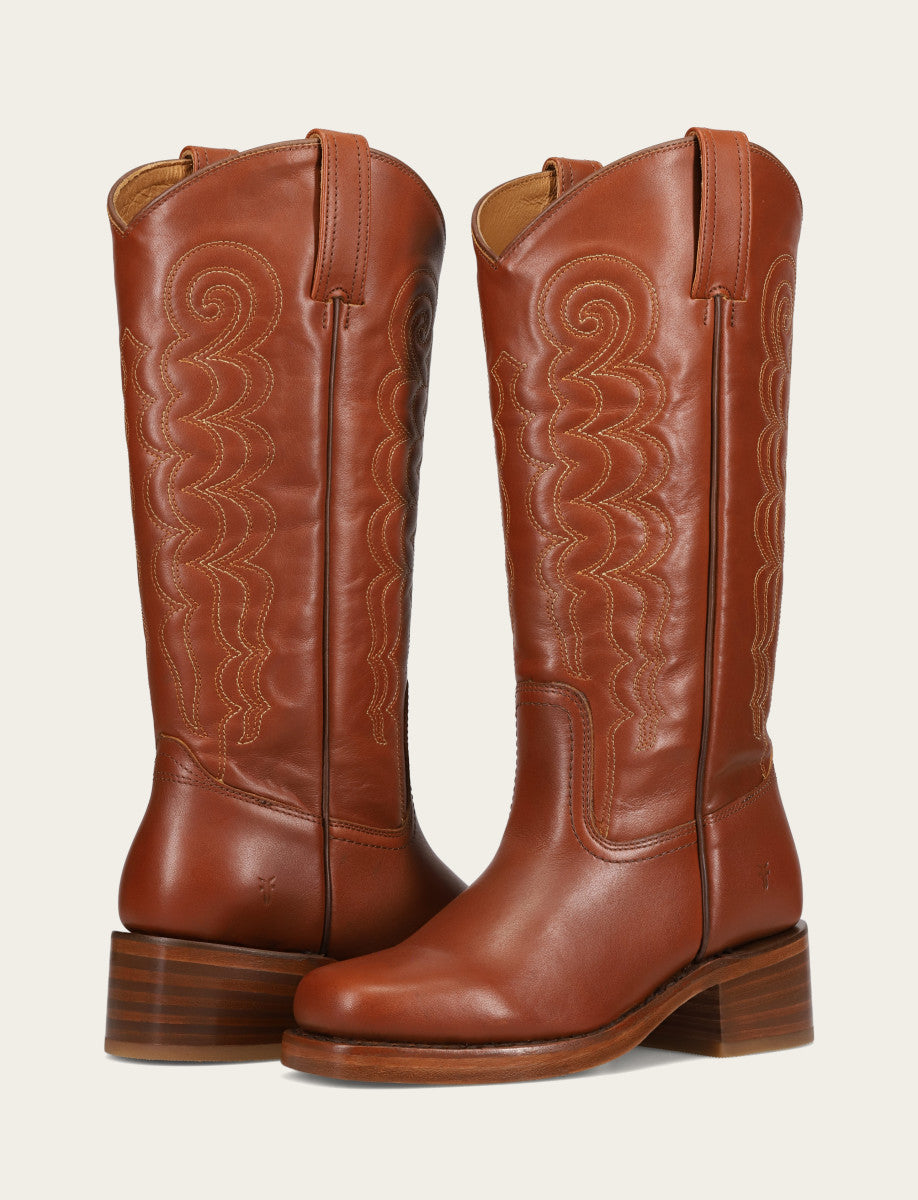 Women's Walnut Campus Deco Stitch Boot - Walnut