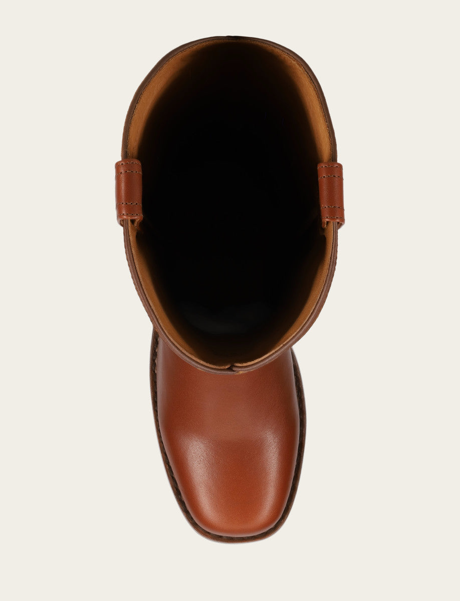 Women's Walnut Campus Deco Stitch Boot - Walnut