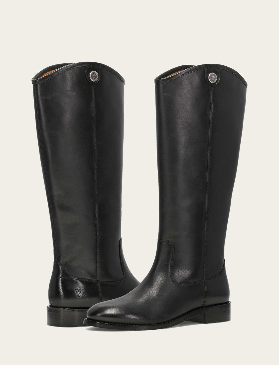 Women’s Black Wide Calf Melissa Button 2 Tall Boots | Frye - Black